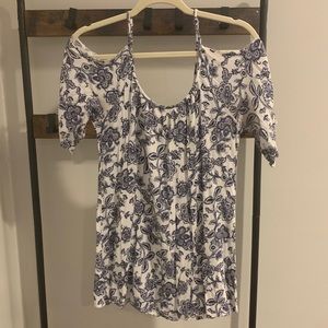 Flora Cold Shoulder Top